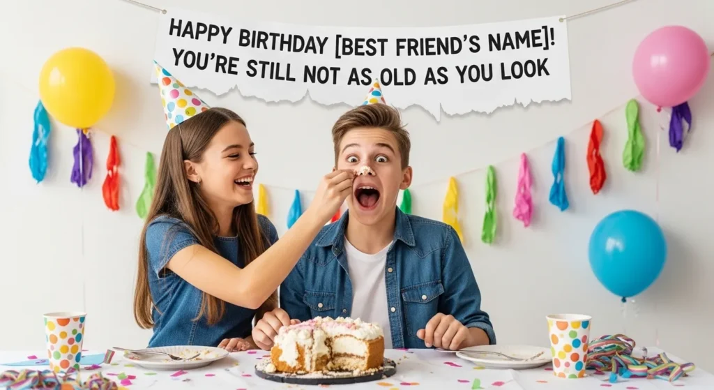 Funny Birthday Wishes for Best Friend