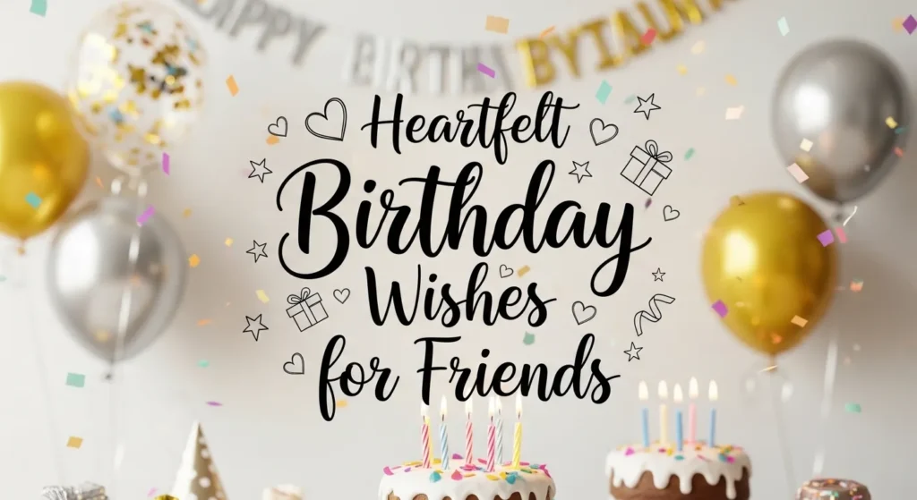 Heartfelt Birthday Wishes for Friends