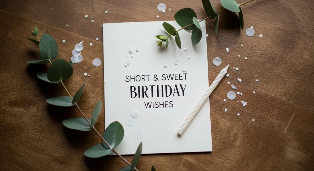 Short and Sweet Birthday Wishes
