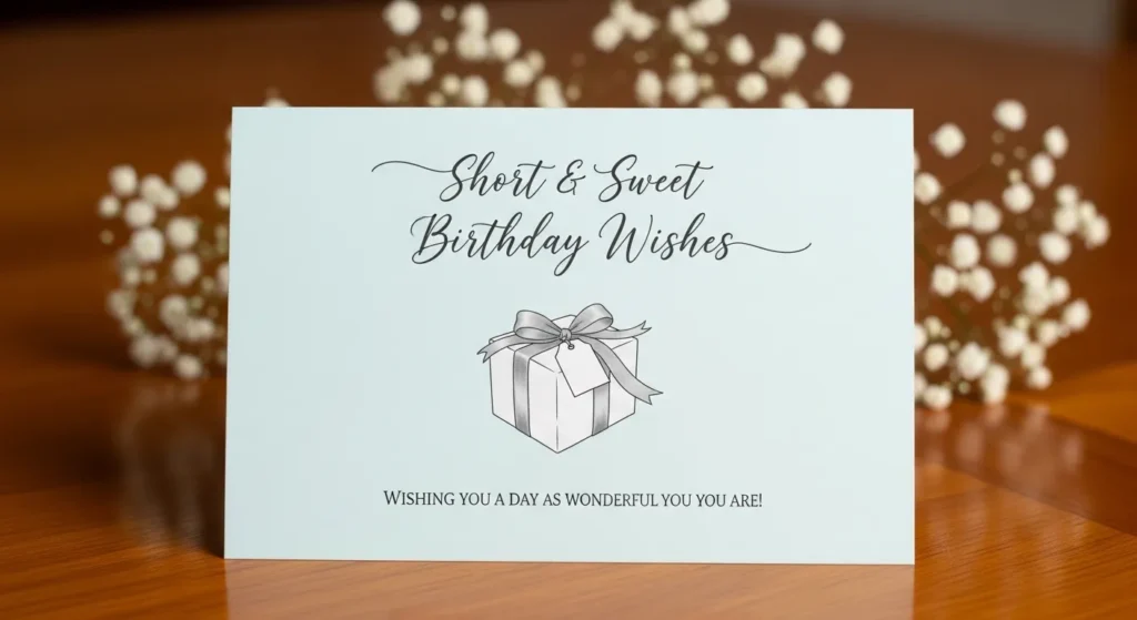 Short and Sweet Birthday Wishes