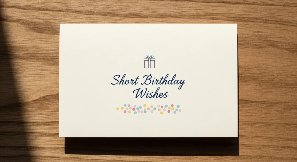 Short Birthday Wishes