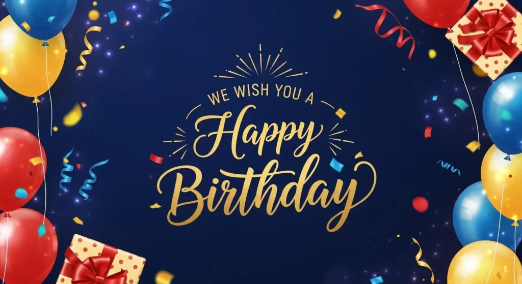 We Wish You a Happy Birthday Messages