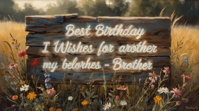 Best Birthday Wishes For Brother