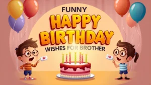 Funny Birthday Wishes For Brother