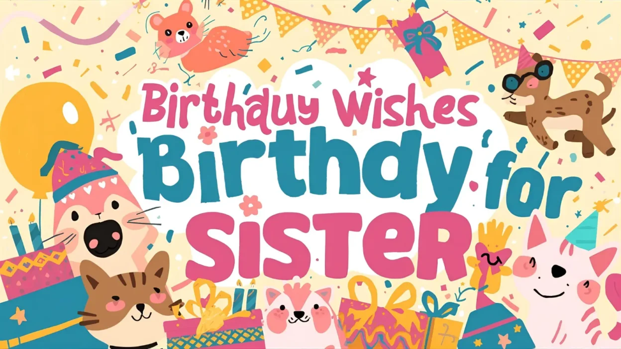 Funny Birthday Wishes For Sister