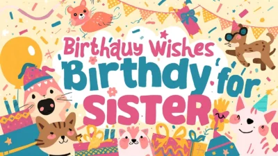 Funny Birthday Wishes For Sister