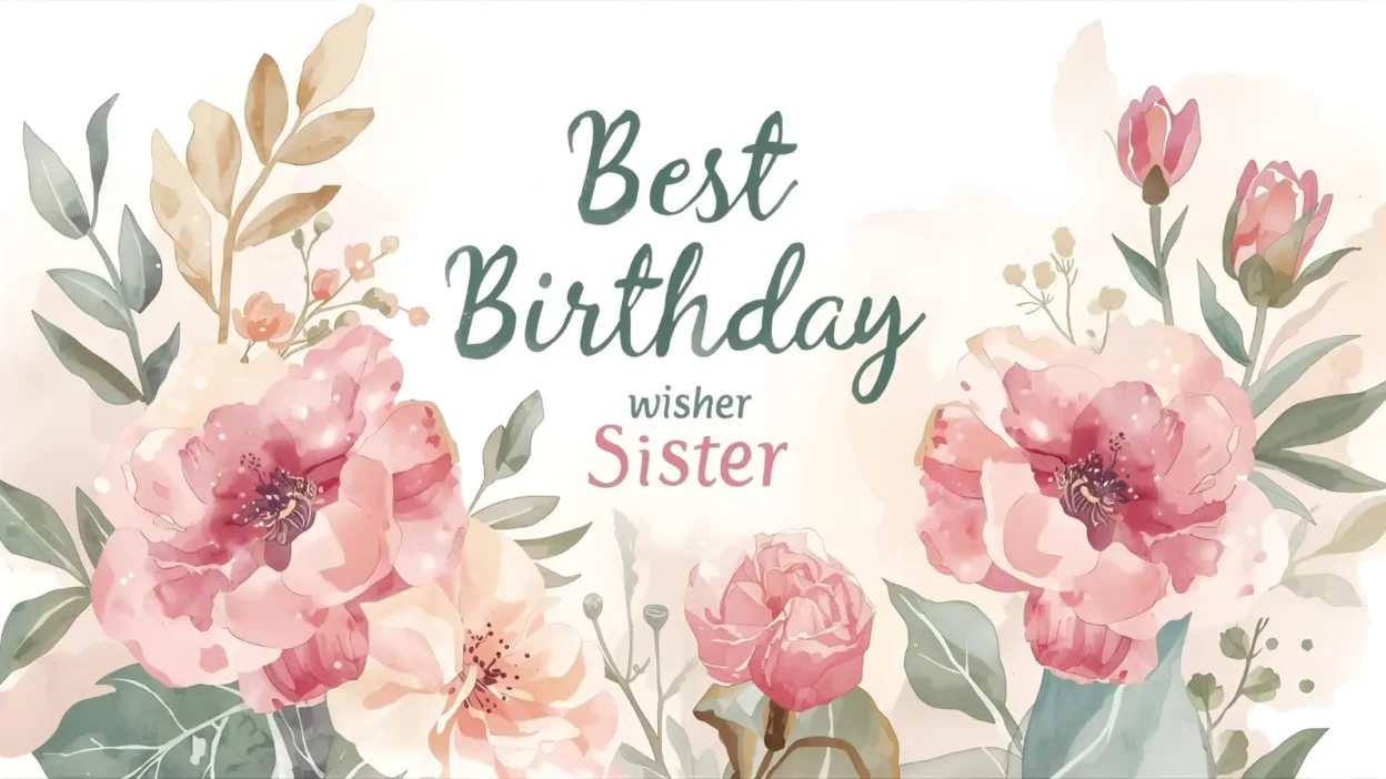 Best Birthday Wishes For Sister