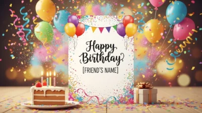 Happy Birthday Wish for Friend