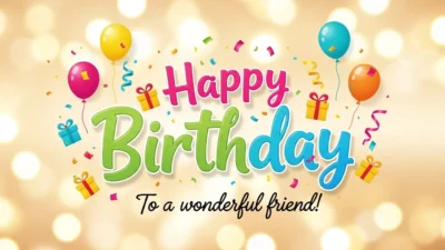 Happy Birthday Wish to a Friend